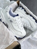 斯凯奇（Skechers）女鞋小白熊女士休闲鞋子厚底增高百搭运动软底老爹鞋女99999863 白色/海军蓝色/WNV 37.5 实拍图