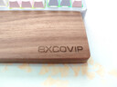 宜适酷(EXCO)胡桃木原切实木 短键盘托机械键盘手托87键电脑掌托鼠标垫护腕垫电竞木质腕托84键款9543 实拍图