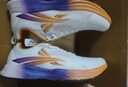 沃兰迪全运冠军同款梦幻闪电跑鞋全掌碳板运动鞋短跑立定跳远体考体育生 白紫色（偏小选大一码） 43 实拍图