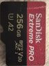 闪迪（SanDisk）256GB TF(MicroSD)内存卡 4K极速金卡A2 V30 U3行车记录仪 运动相机无人机 监控存储卡 读190MB/s 实拍图