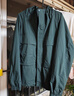 优衣库男装女装防风连帽外套/夹克户外休闲25秋冬新款478231 58 深绿色 S 实拍图