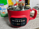 荣事达（Royalstar）电煮锅电蒸锅 小电锅可折叠1.6L家用多功能学生宿舍泡面电火锅不锈钢0涂层预约保温电热锅DZG1628 实拍图