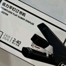 得力（deli）【超级爆款】40页平钉省力订书机/订书器 防卡钉弹出式钉道 适配24/6钉 黑色0370S 实拍图