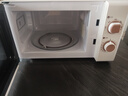 美的【国家补贴8折】厨房小家电小滋味微波炉变频家用小型百搭复古转盘式经典双旋钮轻音M20H4 实拍图