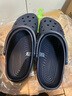卡骆驰（CROCS）洞洞鞋贝雅男鞋女鞋轻便耐磨一脚蹬拖鞋休闲鞋|10126 深蓝-410 44 (280mm) 实拍图