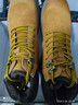骆驼（CAMEL）【王俊凯同款】加绒马丁靴男鞋秋冬新款大黄靴女户外工装登山靴子 GE122W7757T 金黄色（男款） 40 实拍图