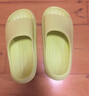 朴西新款EVA踩屎感厚底拖鞋女士居家室内情侣拖鞋男 薄荷绿 39-40 实拍图