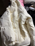 京东京造羽绒服男女情侣同款真鸭绒冬季外套面包服轻松羽绒 纯净白 S 实拍图