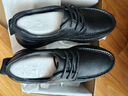 骆驼皮鞋男经典商务休闲牛皮鞋软底舒适通勤男鞋 P15A211018 黑色 39 实拍图