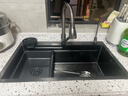 好太太家宝系列厨房水槽小米粒大单槽多功能洗碗洗菜一体盆304不锈钢洗菜池 75*45 【5.0加厚】纳米抗菌 实拍图