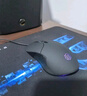 英菲克（INPHIC）B1有线鼠标静音办公台式机电脑游戏宏电竞男USB适用于惠普华硕笔记本机械专用8800DPI呼吸灯效 【办公游戏都好用+6键宏定义】经典黑 实拍图