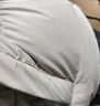 网易严选25新品90鸭绒超蓬羽绒服休闲面包服石墨烯保暖轻量抗菌防泼水 A款25秋冬立领-筠雾绿 L 实拍图