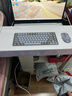 联想（Lenovo）小新K1轻音无线键鼠套装 双色键帽多快捷键 果冻触感机械回弹 3档DPI windows通用 暮霭灰 实拍图