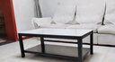 凡社茶几客厅简约现代 钢化玻璃仿岩板大理石纹双层储物办公茶桌 实拍图