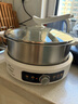 小熊（Bear）0涂层电火锅火锅专用锅电锅家用6-8个人不粘分体式可拆洗多功能电蒸锅不锈钢电煮锅6L火锅锅F60L2  实拍图