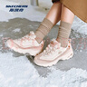 斯凯奇（Skechers）卷毛熊丨2025秋冬女鞋复古加绒保暖厚底增高休闲运动老爹鞋 【推荐配色】杏仁奶咖/SDNT 36 实拍图