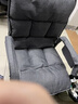 杰妃电脑椅子久坐舒适折叠躺椅家用宿舍午睡办公椅可调节靠懒人背椅子 单椅【五档调节可躺】 【承重升级加厚】灰色 实拍图