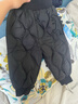 迷你巴拉儿童羽绒裤新款男女童宝宝外穿秋冬款白鸭绒保暖裤子【三防】 【三防拒水绒】曜石黑 90 cm 充绒量22.1g 实拍图