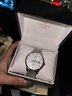 天王（TIAN WANG）手表男士 生日礼物昆仑系列商务机械男表白色GS5876S.D.S.W 实拍图