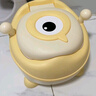 世纪宝贝（babyhood）大眼仔座便器 儿童小马桶坐便器 男女宝宝便携小便盆 PU软垫107黄 实拍图