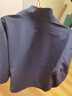雅戈尔（YOUNGOR）单行政夹克男单茄克单茄克平整有型弹力舒适手感细腻3色合款 灰蓝VJJK434964HQA L 175/96A 实拍图