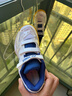 YONEX尤尼克斯羽毛球鞋yy基础款舒适亲子款青少年SHB101JRCR白/蓝35码 实拍图