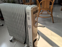 美的（Midea）【强劲热力】电热油汀/取暖器家用/加热电暖器/17片电暖气片/立式加热器大面积加湿恒温 HYW30GW 实拍图