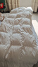 LOVO罗莱A类 95%昆仑白鹅绒羽绒被 冬被 1000g填充200*230cm 白色 实拍图
