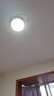 惠普精工三防吸顶灯led超薄简约圆形阳台卧室厨卫过道灯具23CM白光 实拍图