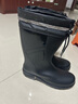 大嘴猴（paul frank）男士雨鞋中筒水鞋防水防滑外卖骑手专用厚底耐磨胶鞋黑43偏大一码 晒单实拍图