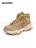 斯凯奇（Skechers）女鞋春加绒厚底老爹鞋中帮雪地靴防滑休闲鞋167338 实拍图