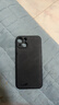 品胜 适用苹果13手机壳iphone13柔性液态保护套全包防摔13超薄软壳直边手机壳 黑色 实拍图