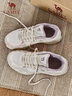 骆驼（CAMEL）漫游复古慢跑鞋女加绒运动鞋子 K23S09L7014A 米白/香芋紫 37 实拍图