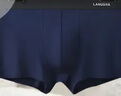 浪莎男士内裤男纯棉10A抗菌平角裤透气中腰男式四角裤男生裤头4条装 实拍图