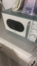 美的（Midea）小滋味微波炉家用小型 复古旋钮薄荷曼波风 一级能效平板变频轻音预制菜加热M1G1 实拍图