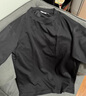 优衣库男女装大师T AIRism宽松圆领T恤五分袖短袖475355 465185 475355/07青灰色 M 实拍图