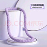 杜威克软呼啦圈弹簧男女成人美腰塑形加重收腹专用静音款3.2斤紫 实拍图