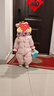 巴拉巴拉童装婴儿羽绒服连体衣宝宝2025新款冬装加厚保暖哈衣爬服萌趣造型 粉色小猫-白鸭绒 90 cm-充绒量93g 实拍图
