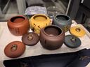 万壶园茶叶罐大号紫砂茶罐普洱茶罐茶缸防潮存储罐茶仓梅兰竹菊茶罐套装 小号梅兰竹菊套装 实拍图