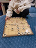 得力（deli） 中国象棋学生成人套装折叠棋盘原木色象棋益智桌游礼物加大 实拍图