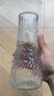 玻璃花瓶透明植物插花瓶水培容器大花瓶装饰客厅摆件 透明水波纹20*6*9 1个装 实拍图