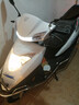 吉浪宇雨钻省油125踏板车摩托车男女国四电喷燃油代步车汽油车可上牌 省油版国四电喷全国上牌白色包邮 实拍图