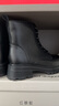 红蜻蜓马丁靴女秋冬保暖厚底英伦风短靴休闲瘦瘦靴WTC43480黑色绒里38 实拍图