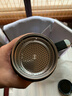富光办公保温杯商务水杯子带把手带滤网茶杯304不锈钢水杯壶黑色500ml 实拍图