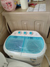 小鸭2.5公斤小型半全自动波轮迷你洗衣机 母婴儿童小洗衣机 出租房家用洗衣机小型洗脱一体XPB25-1637S 实拍图