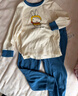 优衣库婴幼儿宝宝绘本合作系列睡衣长袖起居服套装25秋新款478466 64 湖蓝色 100 实拍图