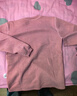 儿童保暖内衣套装宝宝奥粒绒加厚秋衣秋裤中大童无骨加绒秋冬睡衣 蚕丝加厚桃粉色 【A类材质】 160 建议身高145-155CM 实拍图