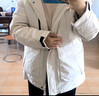 森马（Semir）羽绒服女90%鸭绒中长款三防大毛领派克服2024冬新款户外保暖夹克 浅卡其（白鸭绒）50311 M 【宽松版，建议哦拍小一码】 实拍图
