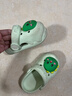 牧童儿童拖鞋夏男宝宝洞洞鞋软底女童卡通洗澡婴幼儿家居鞋奶龙绿150 实拍图