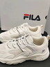 FILA 斐乐运动鞋女MARS II 火星系列二代秋秋季时尚复古跑步鞋女 微白/雨雾灰-F12W141116FWA 38 实拍图